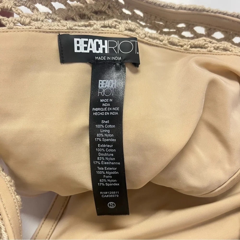 2/$30 Beach Riot x Revolve Brinley Bikini Bottom – Tan – Women’s Size Small